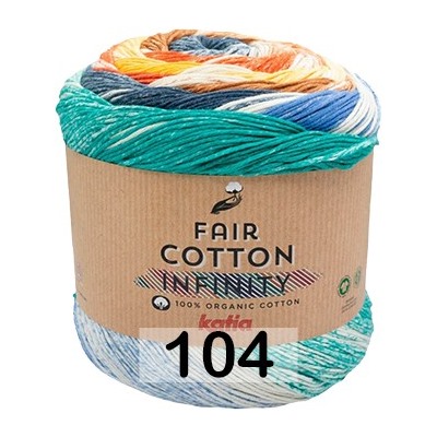 Пряжа Katia Fair Cotton Infinity