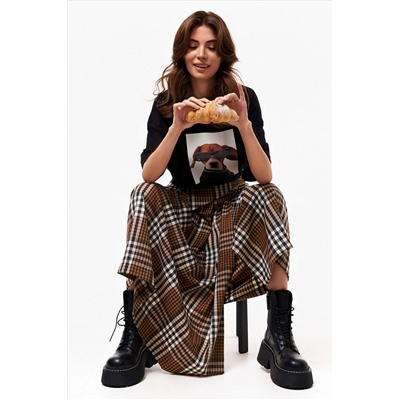 Юбка KaVaRi 2008 принт_клетка