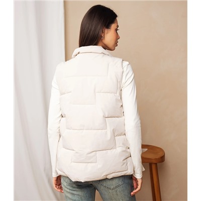 Жилет #КТ2391, бежевый