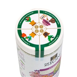 Субстрат ZION ионитный, для выращивания цветов, питательная добавка для растений, 800 г