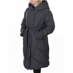 8870 DK. GRAY Пальто зимнее женское (200 гр. холлофайбер)