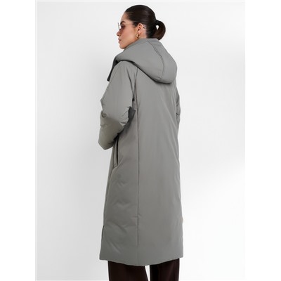 Пуховик женский хаки