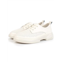 03-PDXL140-5 BEIGE Кроссовки женские (натуральная кожа)