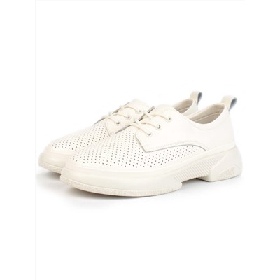 03-PDXL140-5 BEIGE Кроссовки женские (натуральная кожа)