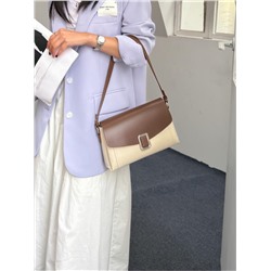 Женская сумка, кожа, MIRONPAN  28182 Молочный/Коричневый