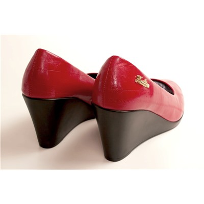 Egga A03-121 Туфли женские красн иск кожа