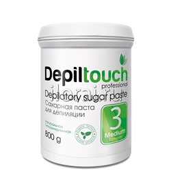 Сахарная паста для депиляции средняя Depiltouch 800 мл