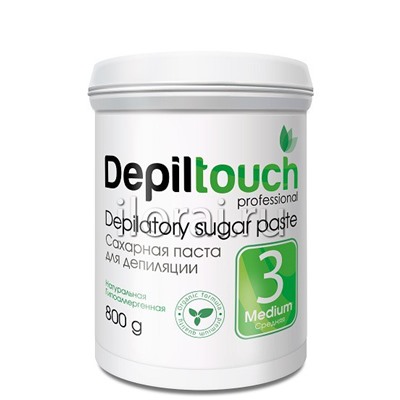 Сахарная паста для депиляции средняя Depiltouch 800 мл