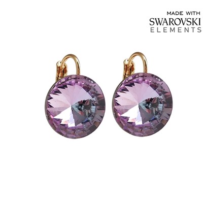 Серьги с кристаллами Swarovski