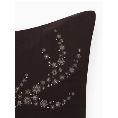 Наволочка декоративная новогодняя «Этель», 40×40 см, велюр