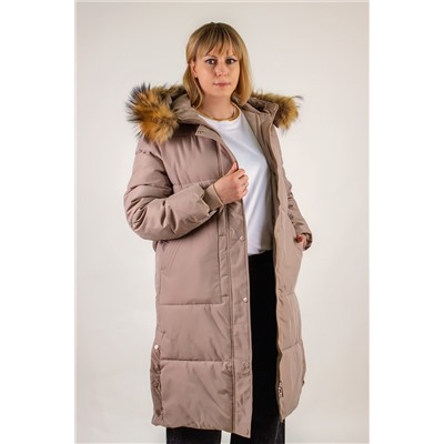 Парка с капюшоном натуральный мех арт. 623 НАТАЛИ, 1199649