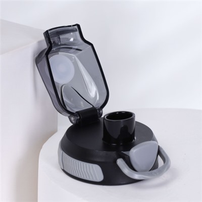 Бутылка для воды спортивная Woohooo H2O цвет Black + Gray 850 ml/ уп60