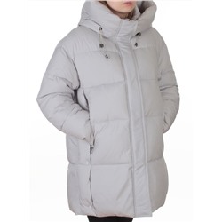 8888 LT. GRAY Куртка зимняя женская оверсайз (200 гр. холлофайбер)
