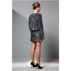 KOKOdea 2.41 черный-серебро, Юбка,  Жакет