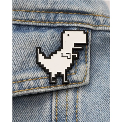 Металлический значок "Дино T-Rex Game"