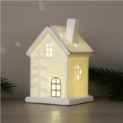 Фигурка Домик с подсветкой новогодний / YZ21541 /уп 48/96/LED