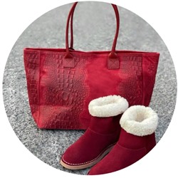 Ab.Zapatos UGY NEW R GRANATE+PELLE 1836/2 COCO