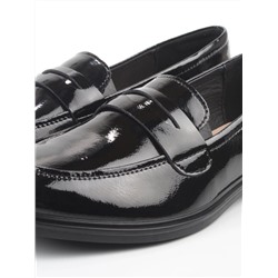 03-DCO142-2 BLACK Лоферы женские (натуральная кожа)