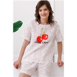 Блузка из муслина с принтом