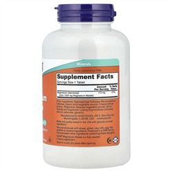NOW Foods, малат магния 1000 мг, 180 таблеток