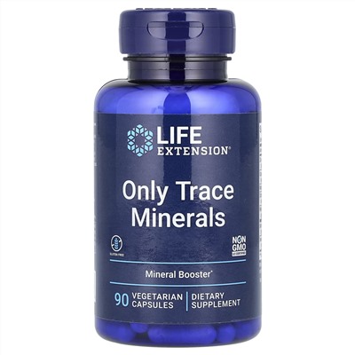 Life Extension, Только микроэлементы, 90 вегетарианских капсул