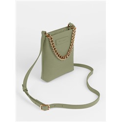 Женская кожаная сумка Richet 3258LG 978 Зеленый