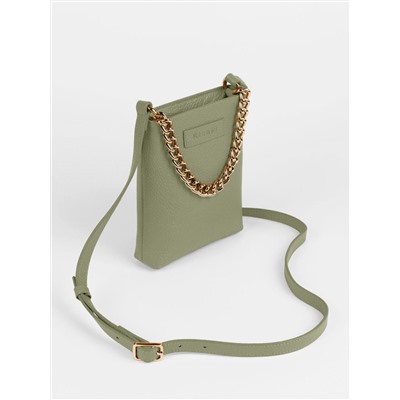 Женская кожаная сумка Richet 3258LG 978 Зеленый