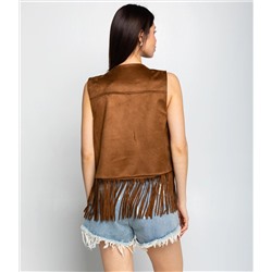 Жилет #КТ9833, коричневый