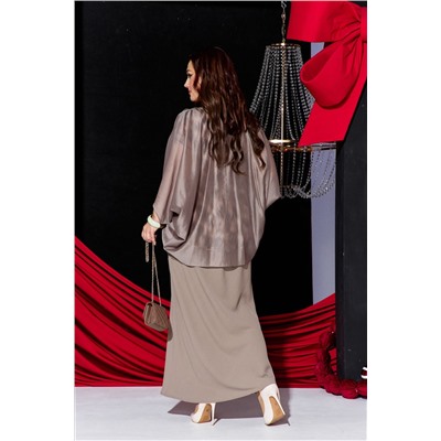 Блуза, топ, юбка Vittoria Queen 27443 бежевый_принт