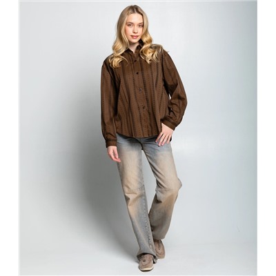 Рубашка #КТ129 (1), шоколадный