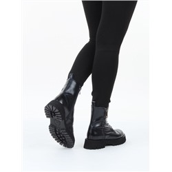 01-B2103B-10F INK BLUE Ботинки демисезонные женские (натуральная кожа, байка)