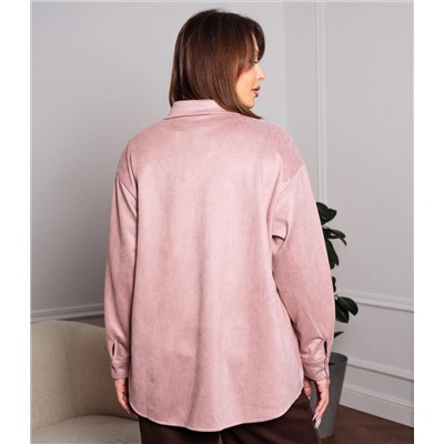 Рубашка #КТ1320, пыльная роза