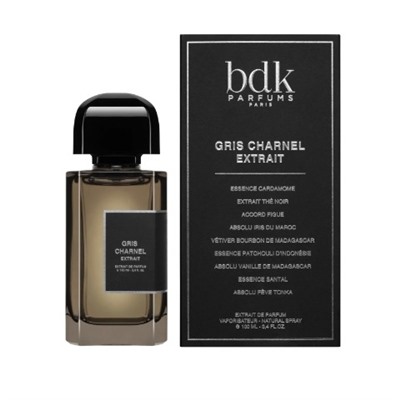 PARFUMS BDK PARIS GRIS CHARNEL 100ml parfume