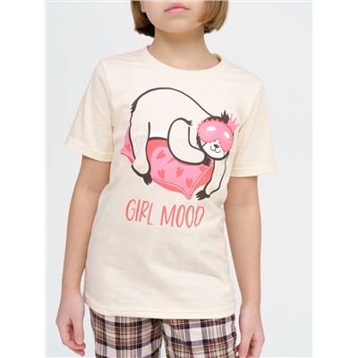 775/3Д Пижама детская "Бежевый"