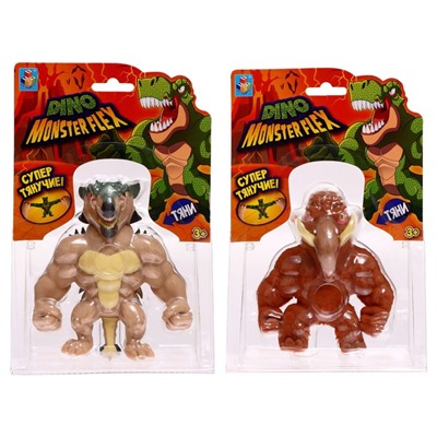 Тянущаяся фигурка Monster Flex. Dino, 14 см, 14 видов, МИКС