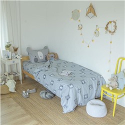 Постельное белье «Этель» 1,5 сп Gray bear 143х215 см, 150х214 см, 50х70 см -1 шт
