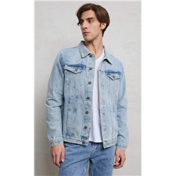 Куртка джинс Р311-1237 middle blue