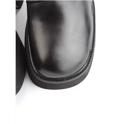 01-GZ6190-L61 BLACK Ботинки демисезонные женские (натуральная кожа)