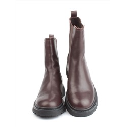 01-80158-G75-1 DK. BROWN Ботинки демисезонные женские (натуральная кожа, байка)