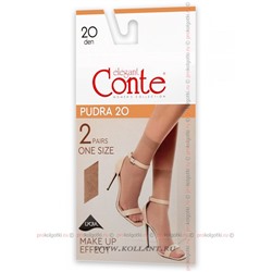 Pudra 20 Socks, 2 PairsConte