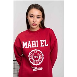 Свитшот женский "Mari El" красный