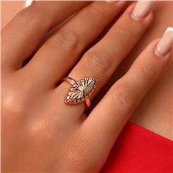 Кольцо 17 р ювелирная бижутерия коллекция  "Дубай" покрытие: позолота, арт.314.472-17