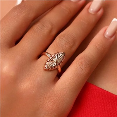 Кольцо 17 р ювелирная бижутерия коллекция  "Дубай" покрытие: позолота, арт.314.472-17