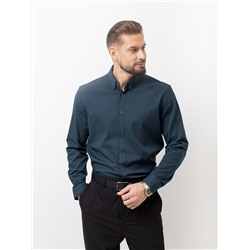 005J Мужская рубашка JenTa изумруд