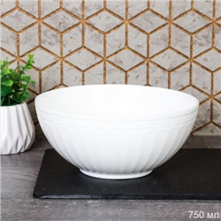 Салатник 750 мл 155 мм Египет тарелка глубокая  FNPTW60 (WHITE) (уп36)