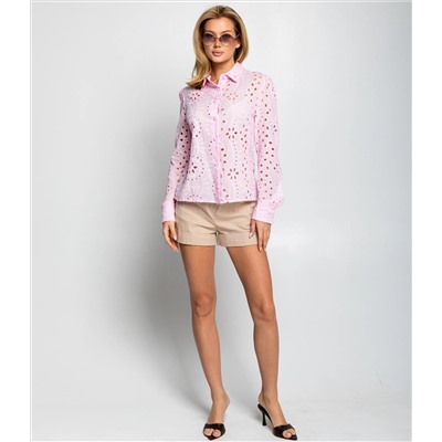 Блуза #ОКТ086009, розовый