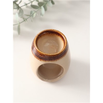 Аромалампа для эфирных масел «Полоски», керамика, 8.2×6.3×6.3 см, МИКС