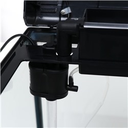 Аквариум SeaStar LS-380F в комплекте: LED-лампа, фильтр, 30 л, черный