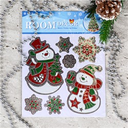 Наклейка новогодняя 18х23 Новый год / 610-278 /уп 12/300/
