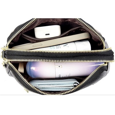 KAIDIFEINIROO Сумка женская с двумя ремнями  8757